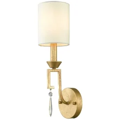 Sklep Kaja Klasyczna lampa ścienna z kryształkiem GN-LEMURIA1 z serii LEMURIA* Kinkiety Tradycyjne
