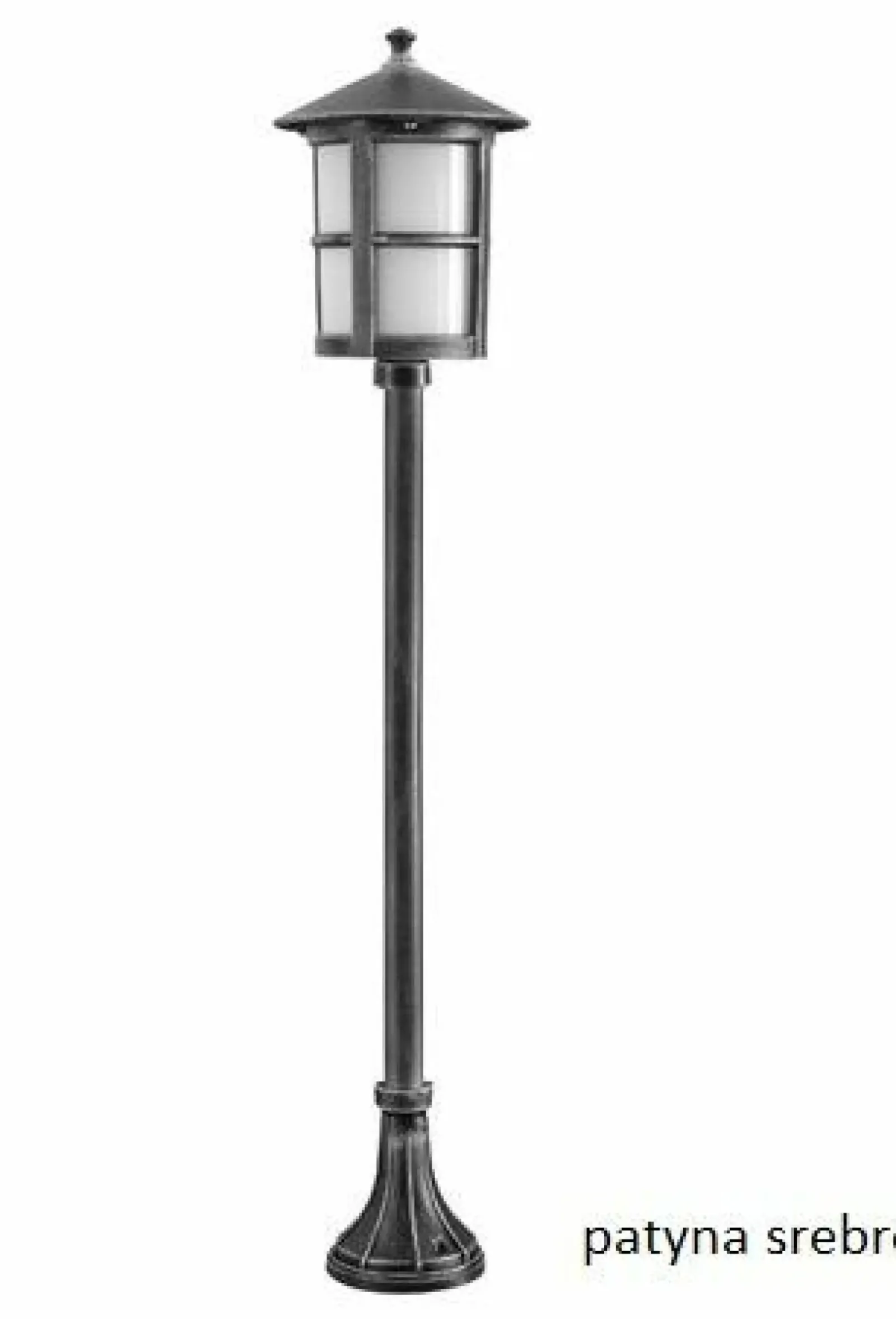 Sklep Kaja Klasyczna lampa ogrodowa o wysokości metra K 5002/2/TD z serii CORDOBA | Kaja Oś* Lampy Ogrodowe Stojące