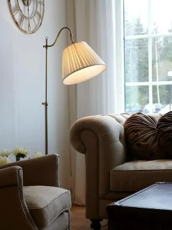 Sklep Kaja Klasyczna lampa podłogowa idealna do salonu 105921 | Kaja Oświetlenie* Lampy Podłogowe Z Abażurem|Tradycyjne Lampy Podłogowe