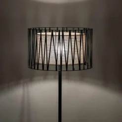 Sklep Kaja Klasyczna lampa podłogowa, styl rustykalny TK 5890 HARMONY | Kaja* Lampy Podłogowe Z Abażurem|Tradycyjne Lampy Podłogowe