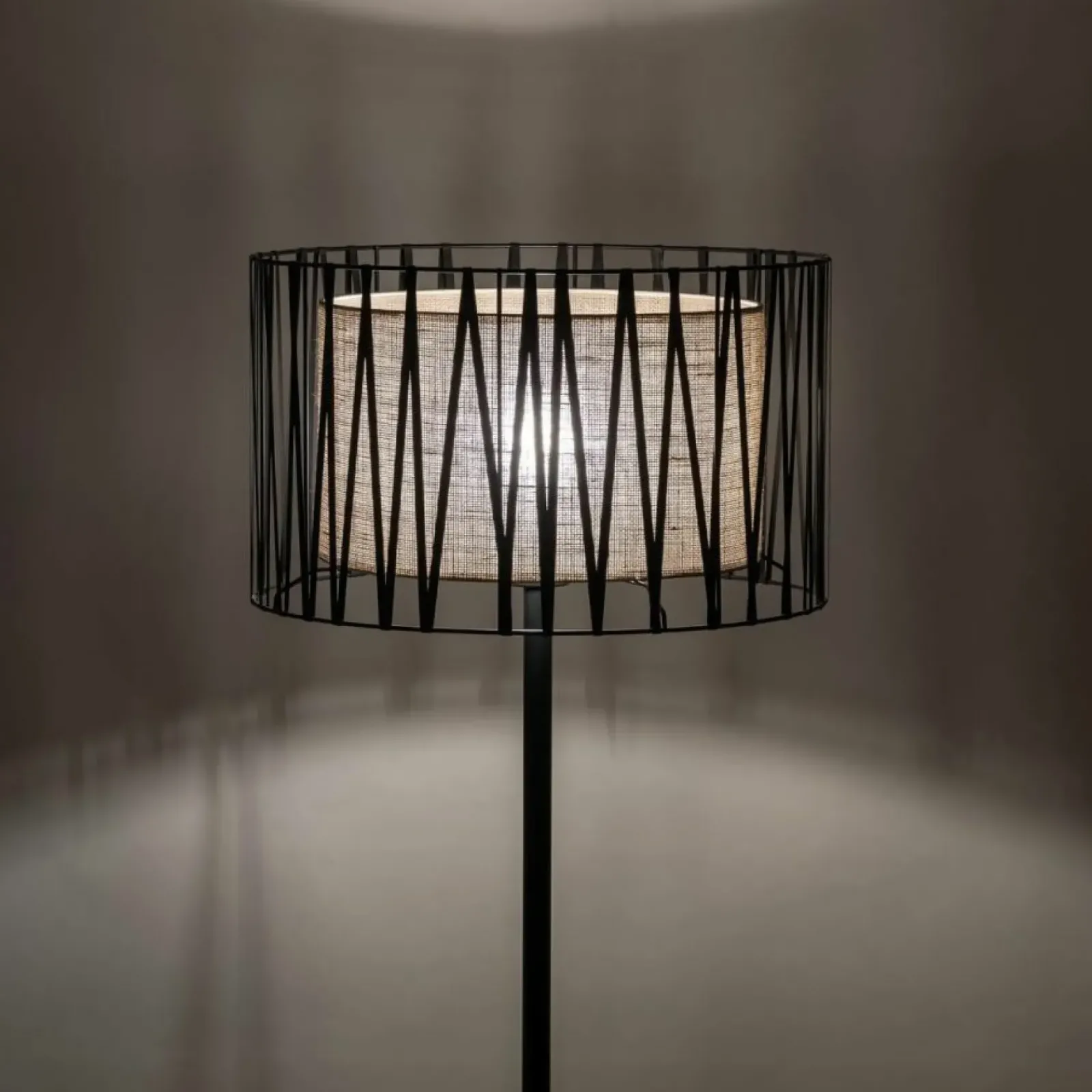 Sklep Kaja Klasyczna lampa podłogowa, styl rustykalny TK 5890 HARMONY | Kaja* Lampy Podłogowe Z Abażurem|Tradycyjne Lampy Podłogowe
