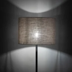 Sklep Kaja Klasyczna lampa stojąca z jutowym abażurem TK 16012 EARTH | Kaja* Lampy Podłogowe Z Abażurem|Tradycyjne Lampy Podłogowe