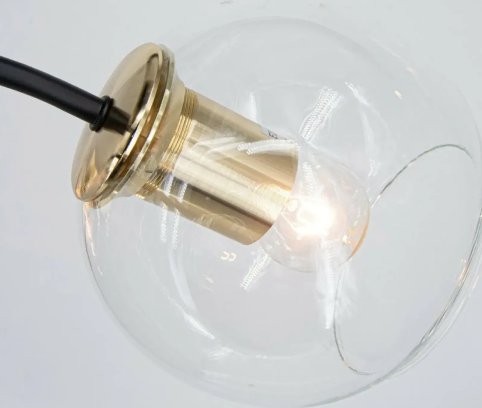 Sklep Kaja Klasyczna lampa sufitowa do salonu 8084/4 BL TR ELBA | Kaja Online
