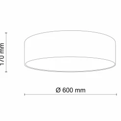 Sklep Kaja Klasyczna lampa sufitowa z zielonym abażurem TK 4660 z serii EARTH* Plafony Nowoczesne