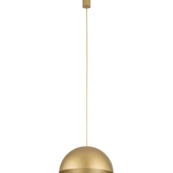 Sklep Kaja Klasyczna lampa wisząca do kuchni, złoty zwis 10616 HEMISPHERE | Kaja satynowyzłoty Discount