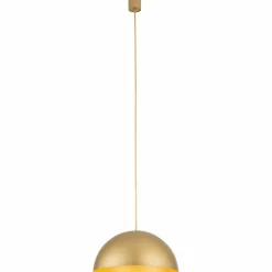 Sklep Kaja Klasyczna lampa wisząca do kuchni, złoty zwis 10616 HEMISPHERE | Kaja satynowyzłoty Discount