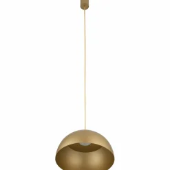 Sklep Kaja Klasyczna lampa wisząca do kuchni, złoty zwis 10616 HEMISPHERE | Kaja satynowyzłoty Discount