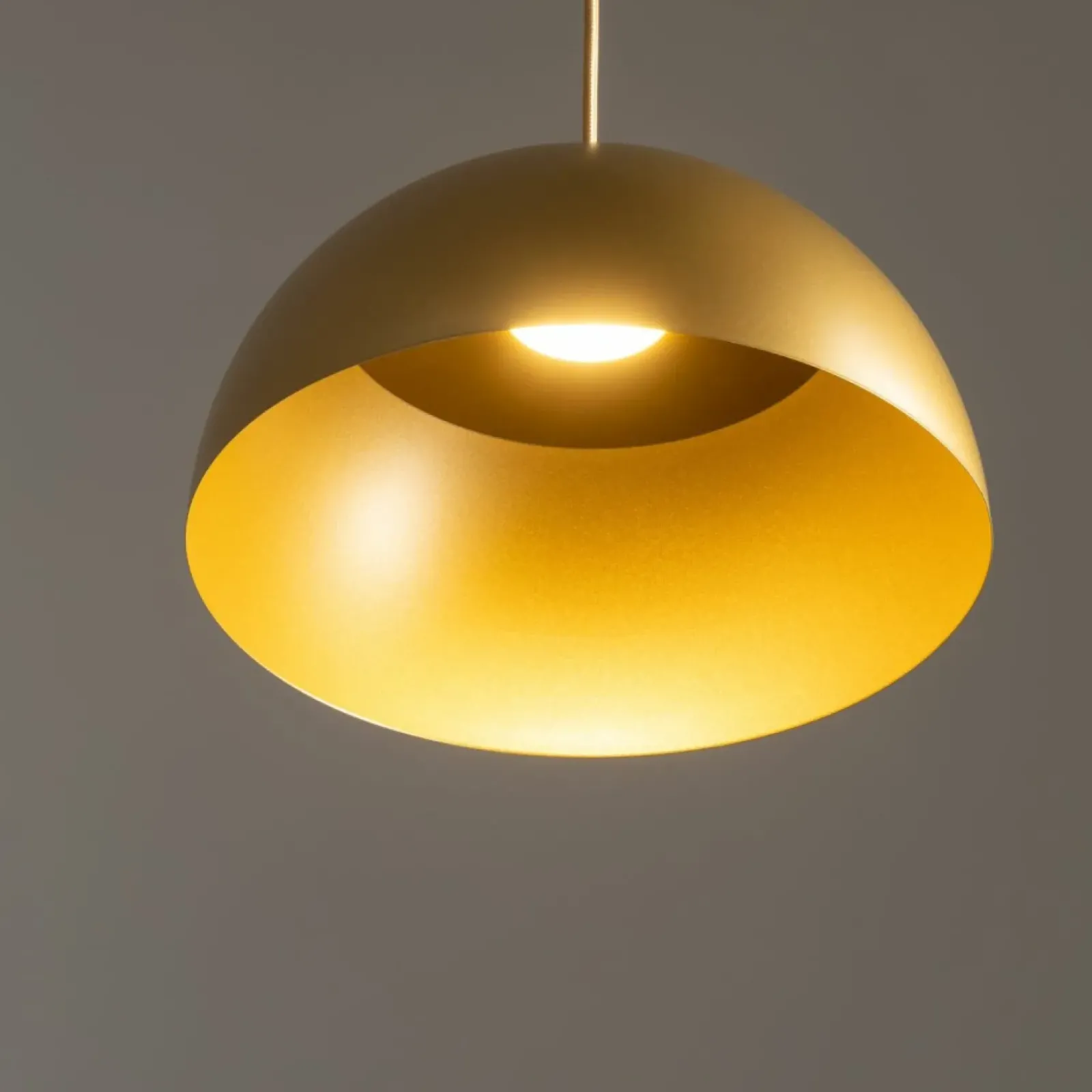 Sklep Kaja Klasyczna lampa wisząca do kuchni, złoty zwis 10616 HEMISPHERE | Kaja satynowyzłoty Discount