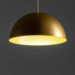 Sklep Kaja Klasyczna lampa wisząca do kuchni, złoty zwis 10616 HEMISPHERE | Kaja satynowyzłoty Discount
