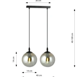 Sklep Kaja Klasyczna lampa wisząca idealna do salonu 712/2 | Kaja Oświetlenie New