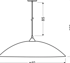 Sklep Kaja Klasyczna lampa wisząca w stylu retro 31-09166 YOUNG | Kaja* Randole Tradycyjne