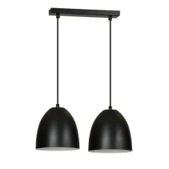 Sklep Kaja Klasyczna lampa wisząca z 2 czarnymi kloszami 391/2 | Kaja Oświetlenie Best Sale