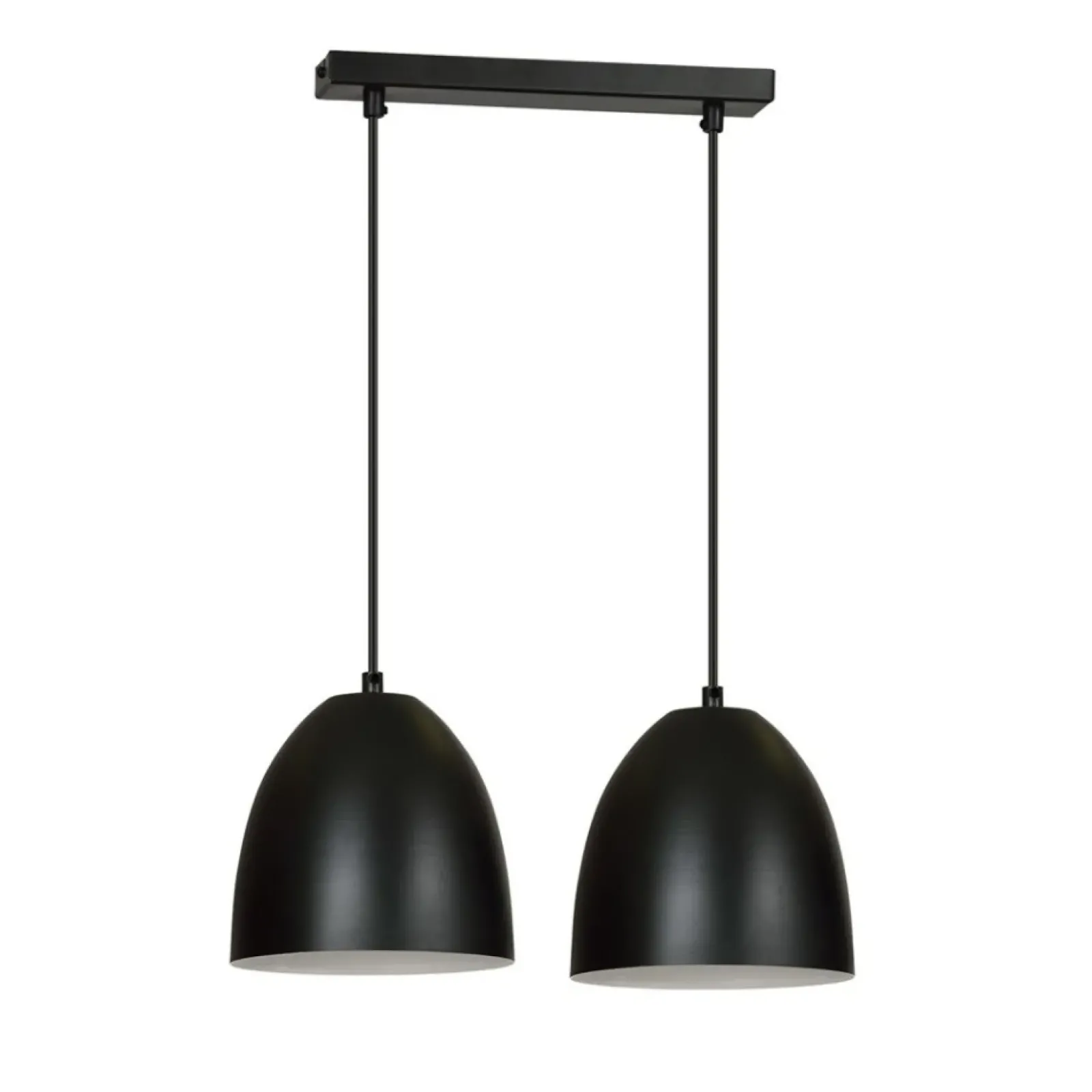 Sklep Kaja Klasyczna lampa wisząca z 2 czarnymi kloszami 391/2 | Kaja Oświetlenie Best Sale