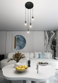 Sklep Kaja Klasyczna lampa wisząca z kulistymi kloszami 711/4PREM | Kaja Discount
