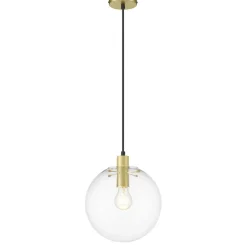 Sklep Kaja Klasyczna lampa wisząca z kloszem LP-004/1P M GD PUERTO | Kaja Online