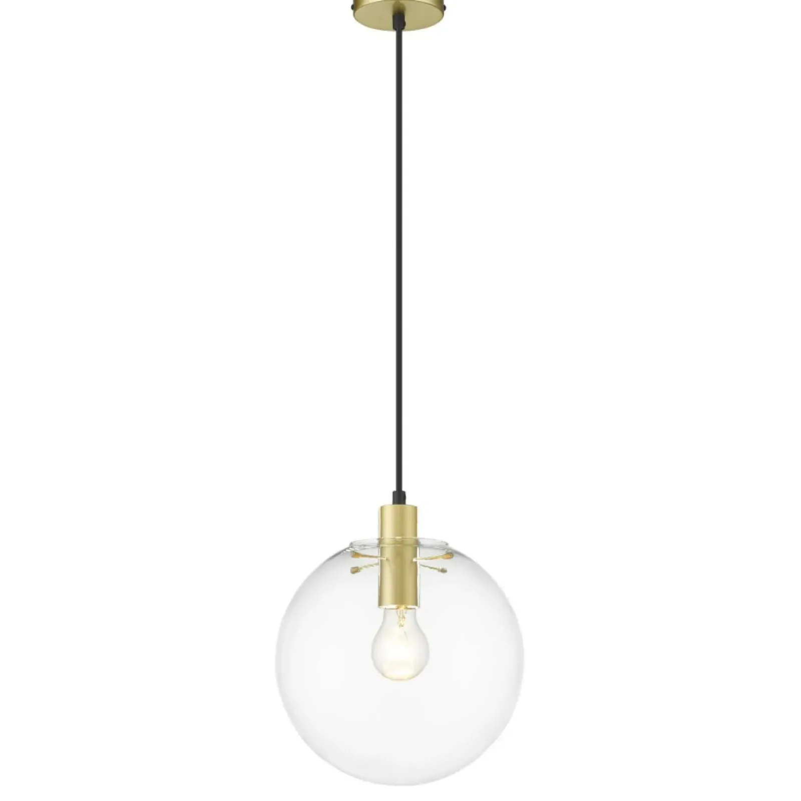 Sklep Kaja Klasyczna lampa wisząca z kloszem LP-004/1P M GD PUERTO | Kaja Online