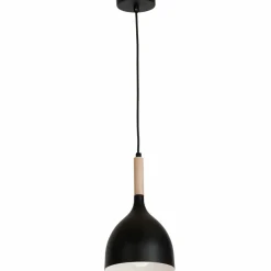 Sklep Kaja Klasyczna lampa wisząca z drewniana ozdobą LX 1191 z serii NOAK WOOD Store