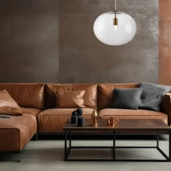 Sklep Kaja Klasyczna lampa wisząca z owalnym kloszem ML0343 CAMPANIA | Kaja Store