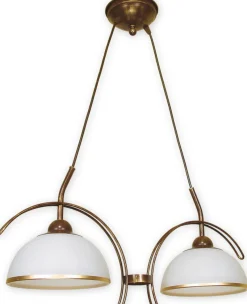 Sklep Kaja Klasyczna lampa wisząca z kloszami O1482 BR FLEX | Kaja Oświetlenie Discount