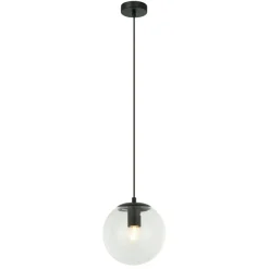 Sklep Kaja Klasyczna lampa wisząca z kloszem PND-58867-1S-BK z serii SARPO New
