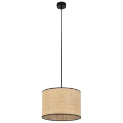 Sklep Kaja Klasyczna lampa wisząca ze słomkowym abażurem TK 4730 z serii LIBERIA Store