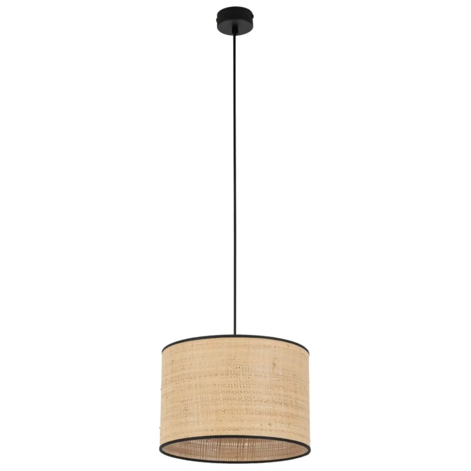 Sklep Kaja Klasyczna lampa wisząca ze słomkowym abażurem TK 4730 z serii LIBERIA Store
