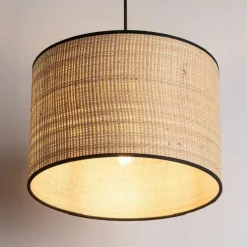 Sklep Kaja Klasyczna lampa wisząca ze słomkowym abażurem TK 4730 z serii LIBERIA Store
