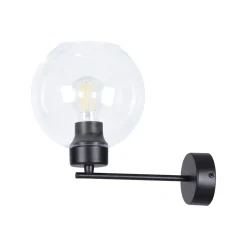 Sklep Kaja Klasyczna lampa z okrągłym kloszem K-4858 LAMBERT | Kaja Oświetlenie* Kinkiety Ze Szklanym Kloszem