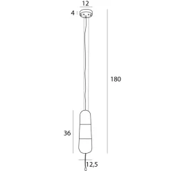 Sklep Kaja Klasyczna, pojedyncza lampa wisząca MX P0588 z serii MAU* Randole Tradycyjne