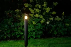 Sklep Kaja Klasyczna, prosta lampa ogrodowa słupek 11373 IDA | Kaja Oświetlenie* Lampy Ogrodowe Stojące