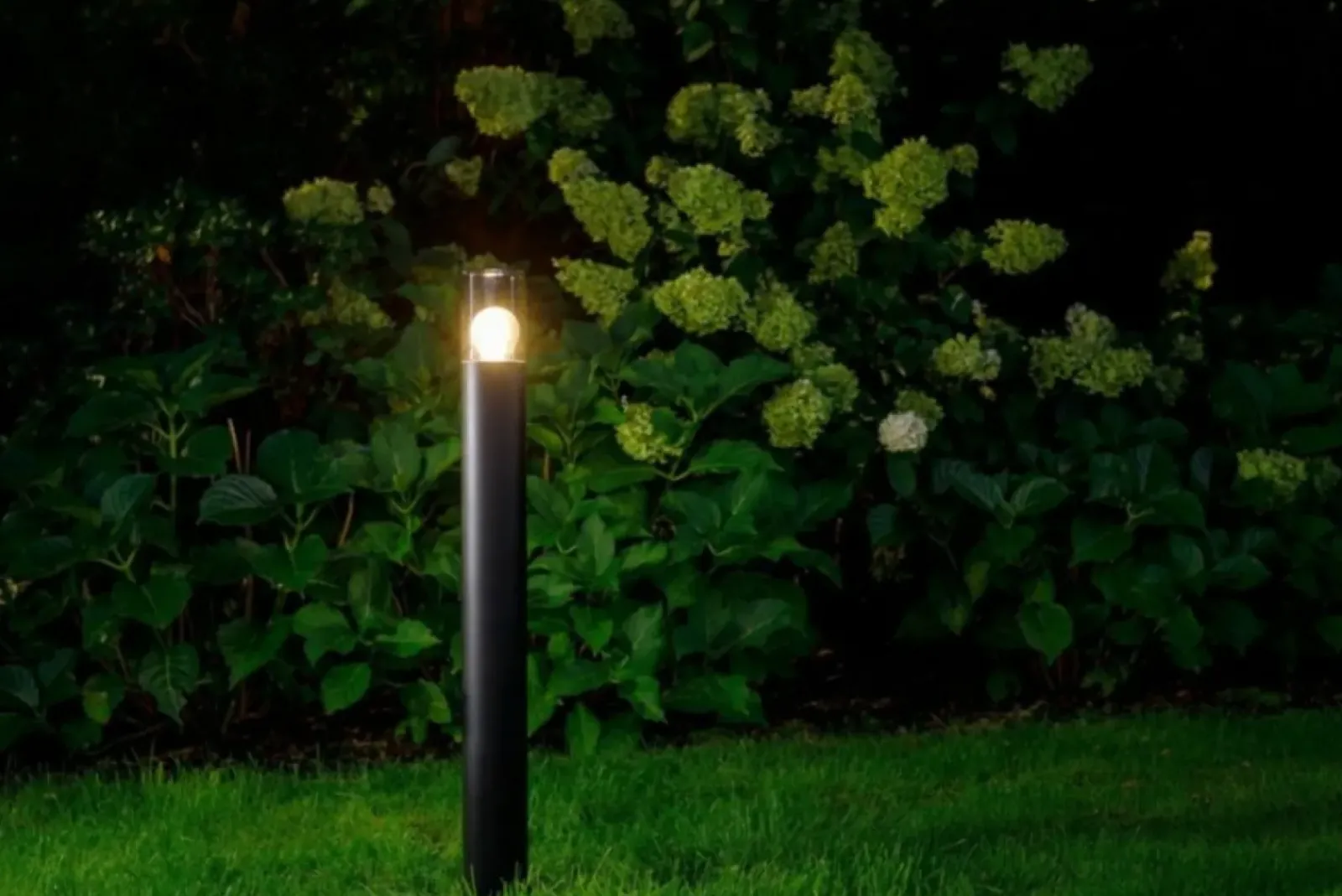 Sklep Kaja Klasyczna, prosta lampa ogrodowa słupek 11373 IDA | Kaja Oświetlenie* Lampy Ogrodowe Stojące