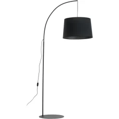 Sklep Kaja Klasyczna, łukowa lampa stojąca z abażurem TK 5417 ORTA | Kaja* Lampy Podłogowe Z Abażurem|Tradycyjne Lampy Podłogowe