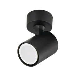 Sklep Kaja Klasyczny, czarny, regulowany reflektor LP-731/1W BK SNOW | Kaja Discount