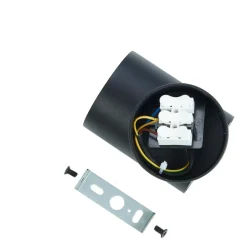 Sklep Kaja Klasyczny, czarny, regulowany reflektor LP-731/1W BK SNOW | Kaja Discount