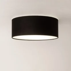 Sklep Kaja Klasyczny, czarny, zabudowany plafon ⌀40cm SIG 40648 SOFT | Kaja* Plafony Klasyczne|Plafony Nowoczesne