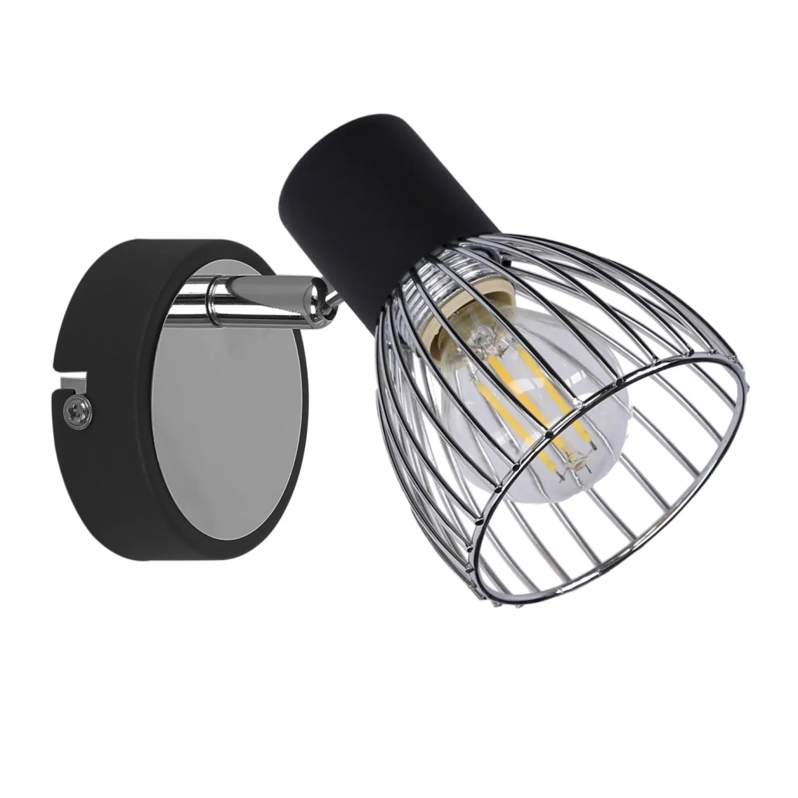 Sklep Kaja Klasyczny kinkiet z drucianym kloszem 91-61515 MODO | Kaja Oświetlenie* Kinkiety Tradycyjne