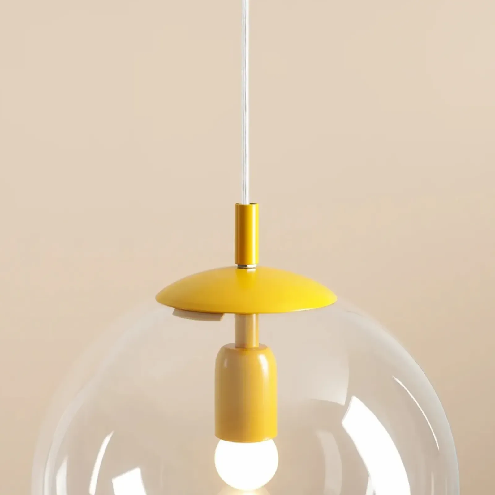 Sklep Kaja Klasyczny, regulowany zwis z żółtymi elementami 562G14 z serii GLOBE Zadzwońporabattel.783200183(8-16)/mailsklep@kaja.com.pl Store