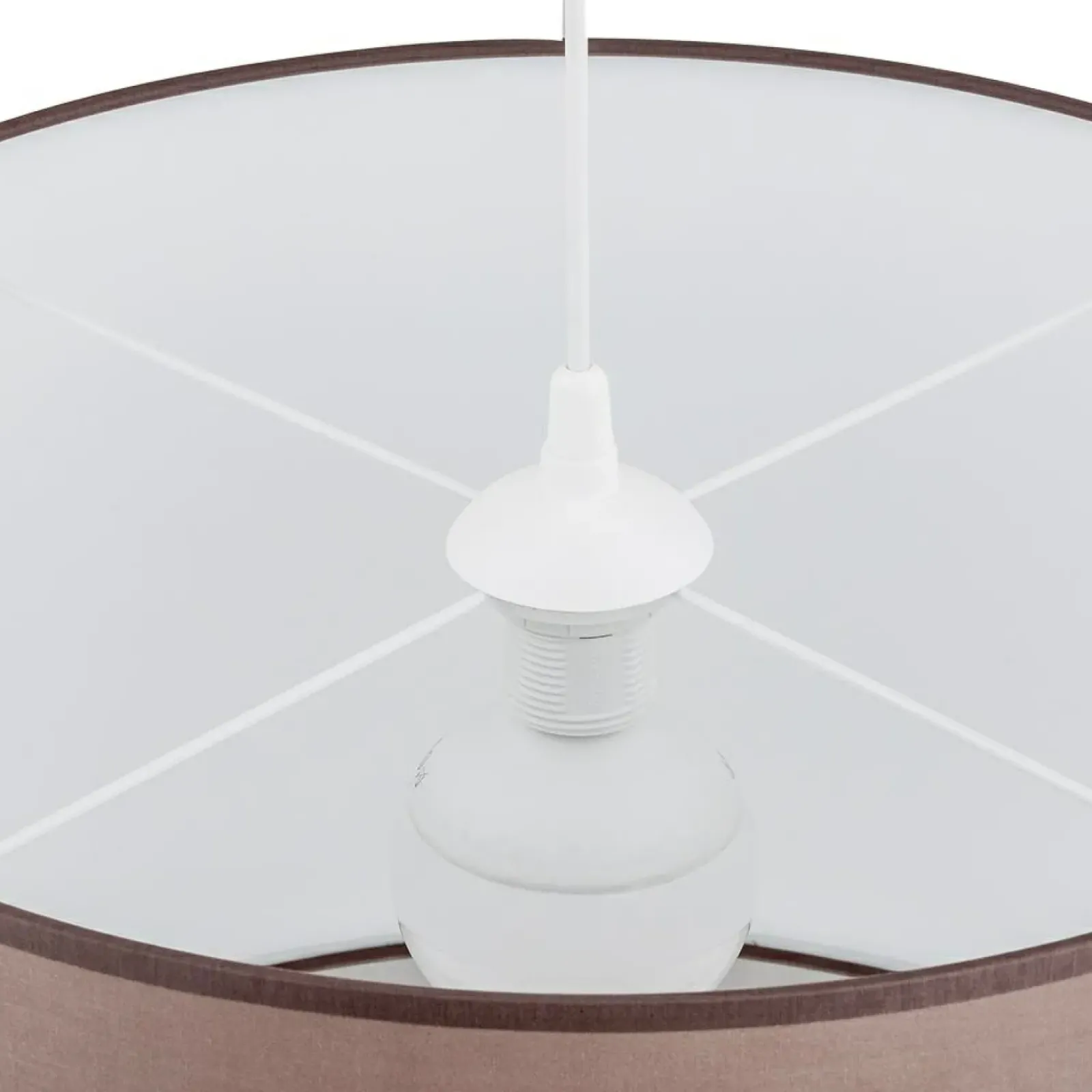 Sklep Kaja Klasyczny żyrandol z beżowym abażurem ⌀30cm TK 3466 z serii RONDO Outlet