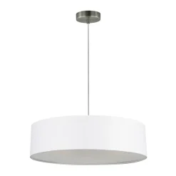 Sklep Kaja Klasyczny żyrandol z białym abażurem ⌀50cm 57650127 JOSEFINA | Kaja Shop