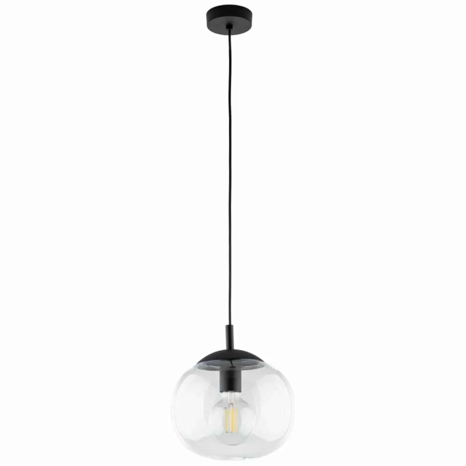 Sklep Kaja Klasyczny zwis, szklany klosz ⌀25cm TK 4816 VIBE TRANSPARENT | Kaja Cheap