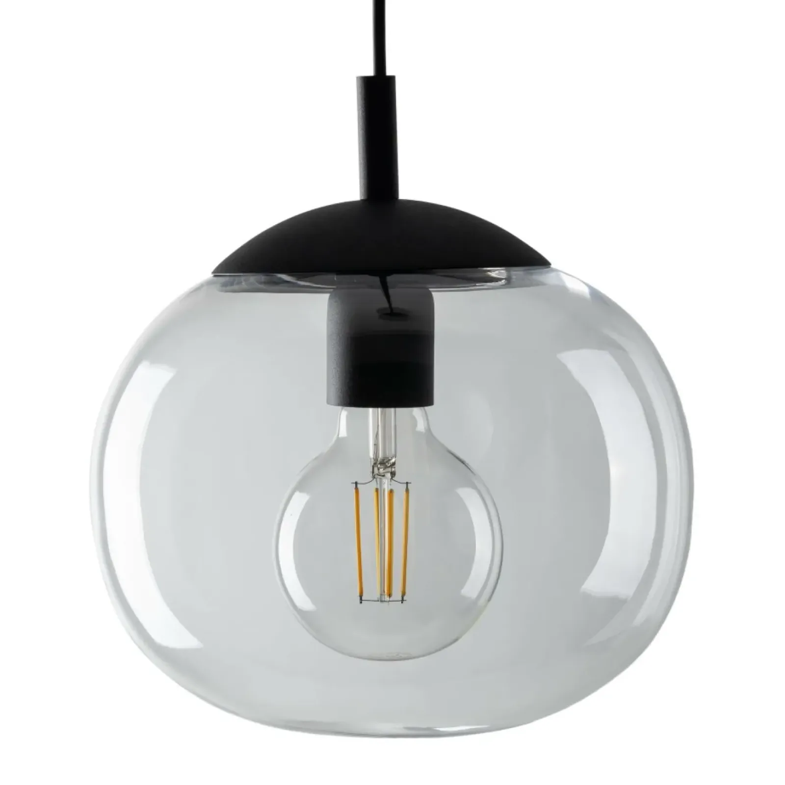 Sklep Kaja Klasyczny zwis, szklany klosz ⌀25cm TK 4816 VIBE TRANSPARENT | Kaja Cheap