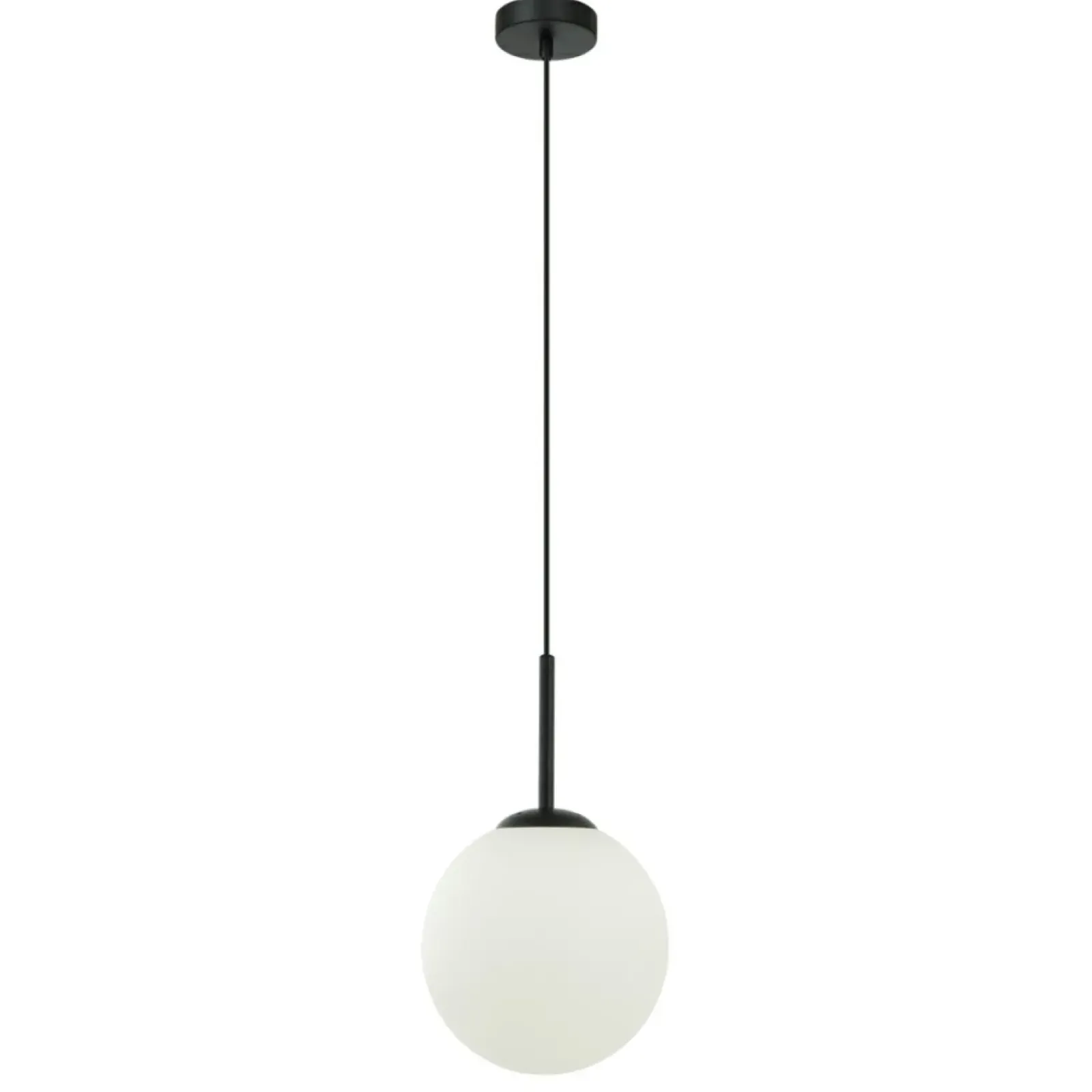 Sklep Kaja Klasyczny zwis z okrągłym kloszem PND-5578-1S-BK DEORE | Kaja Cheap