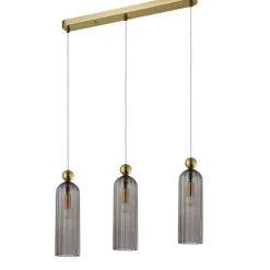 Sklep Kaja Klimatyczna lampa wisząca nad stół LP-939/3L SMOKED z serii PIEGA Best