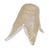 Sklep Kaja Klosz w kształcie kwiatu z drobinkami złota K-HP 02 TRANSPARENT KLOSZ* Klosze Z Gwintem E14