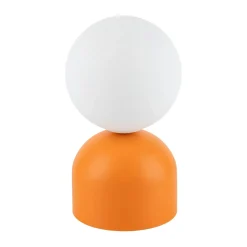 Sklep Kaja Kolorowa lampka do pokoju dziecięcego TK 16041 MIKI ORANGE | Kaja* Nowoczesne Lampki Stołowe