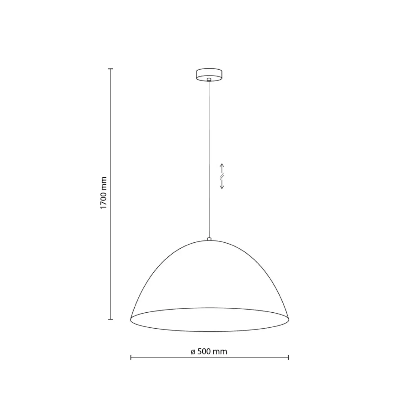 Sklep Kaja Kopułowa, brązowa lampa wisząca do kuchni TK 4509 FARO | Kaja Hot
