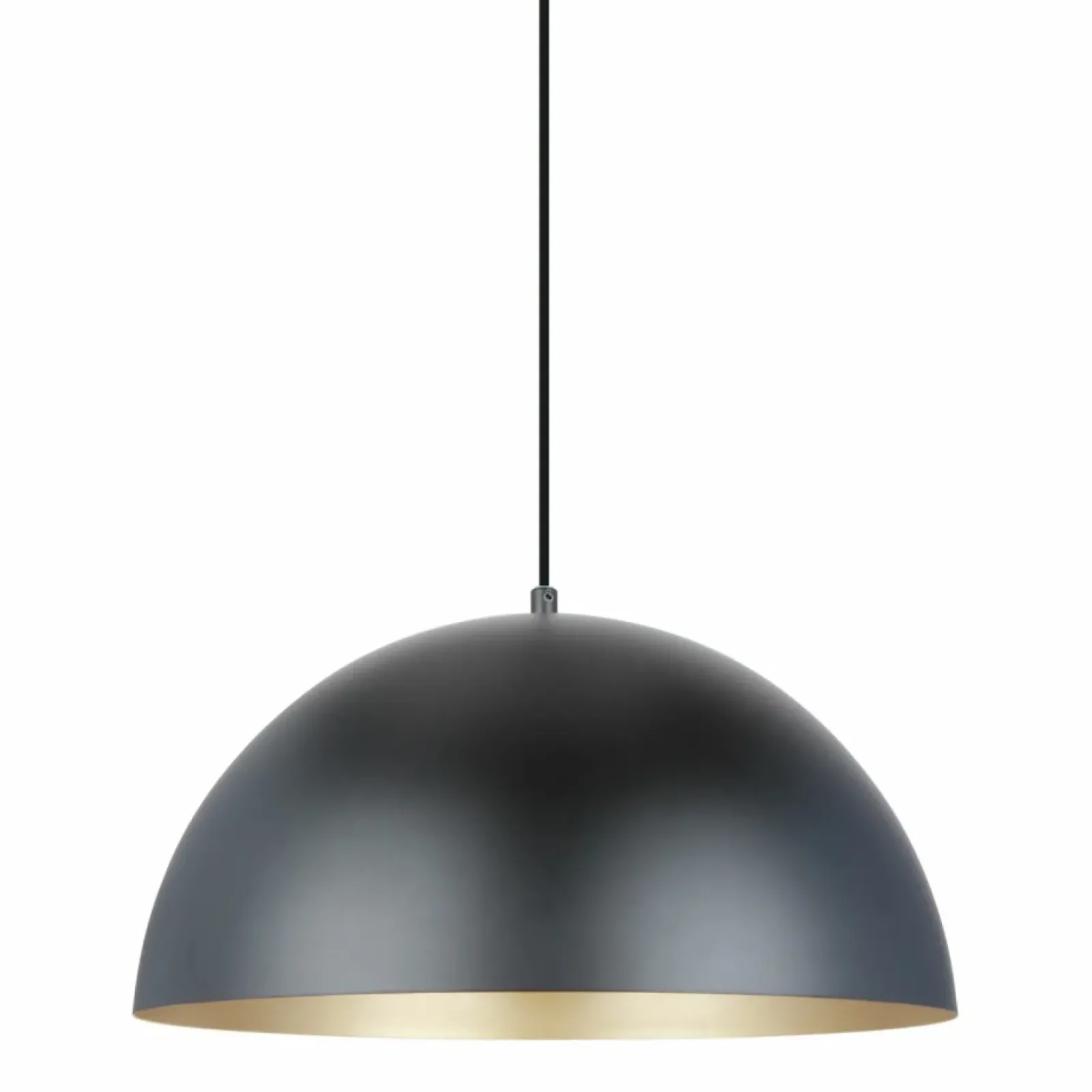 Sklep Kaja Kopułowa, czarno-złota lampa wisząca A8001XL-BK VELA | Kaja Hot