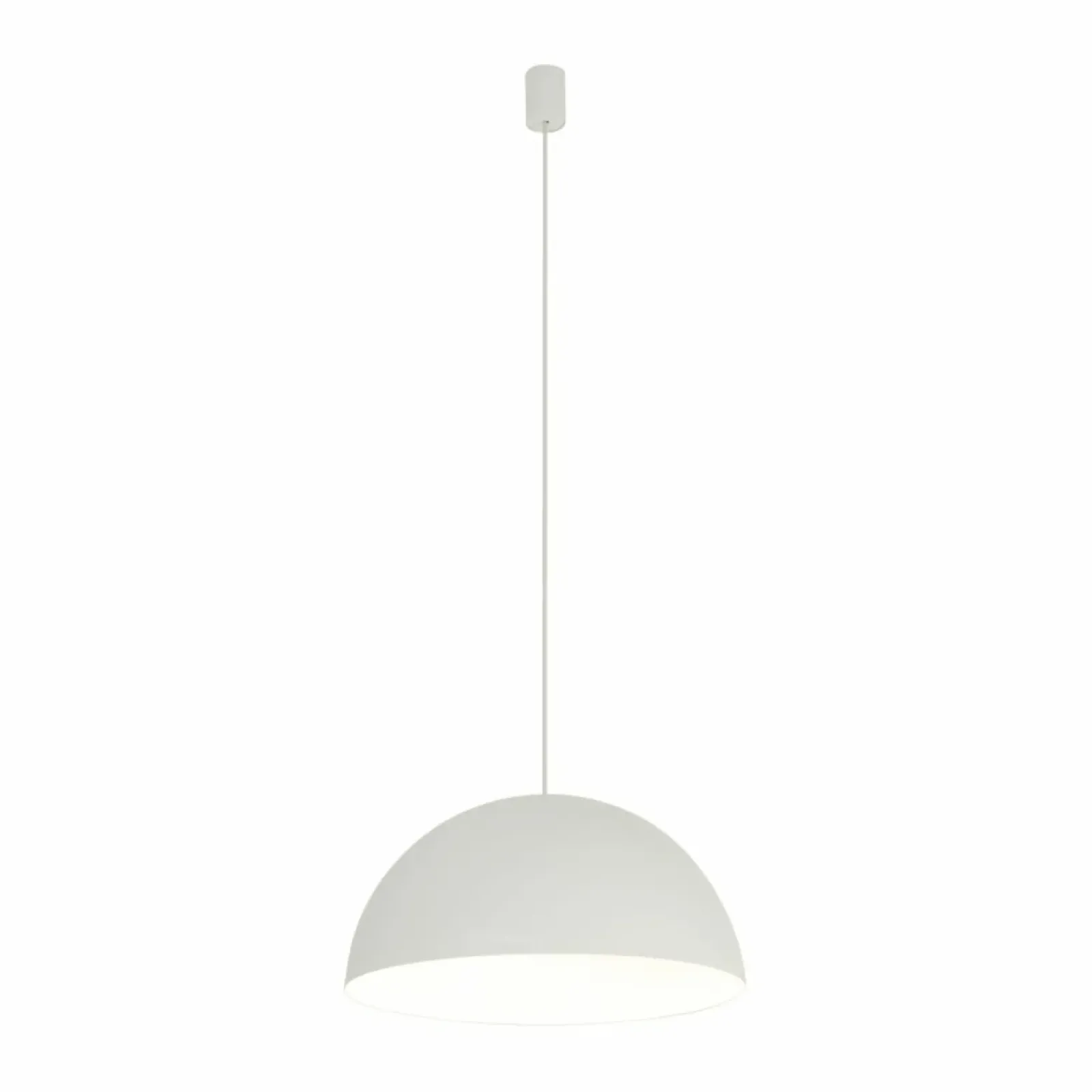 Sklep Kaja Kopułowa lampa wisząca do jadalni ⌀50cm 10696 HEMISPHERE | Kaja biały Best Sale