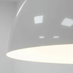 Sklep Kaja Kopułowa lampa wisząca do jadalni ⌀50cm 10696 HEMISPHERE | Kaja biały Best Sale
