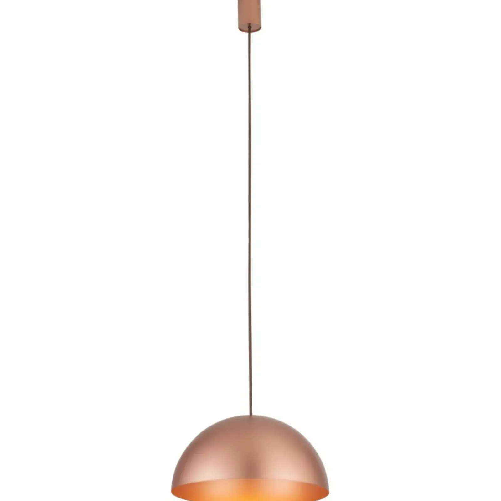 Sklep Kaja Kopułowa lampa wisząca z regulowaną długością 10617 HEMISPHERE | Kaja satynowamiedź Best Sale